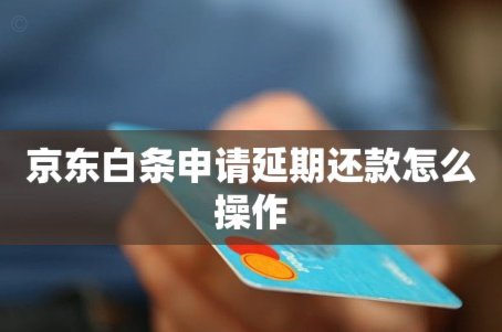 京东白条延期还款操作指南
