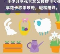 羊小咩享花卡深度评测：低门槛低利率与风险全解析 (23 characters)