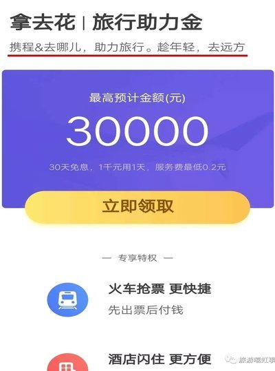 去哪儿拿去花是什么