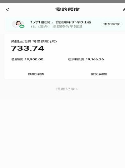 美团额度使用攻略