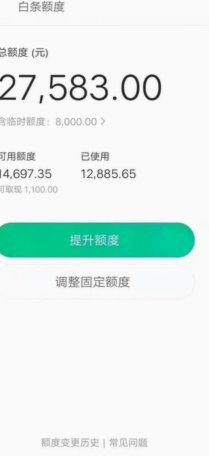 白条提额2960能取现吗